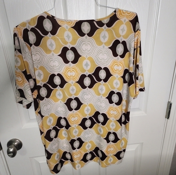 Voir Collection Womens Stretchy Patterened Polyester Shirt - Picture 2 of 8